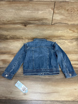 NEW Cat & Jack Ruffle Denim Jacket Blue sz 4T