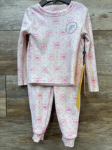 NEW Paris Hilton 2pc Soft Pajama Set Pink sz 18m