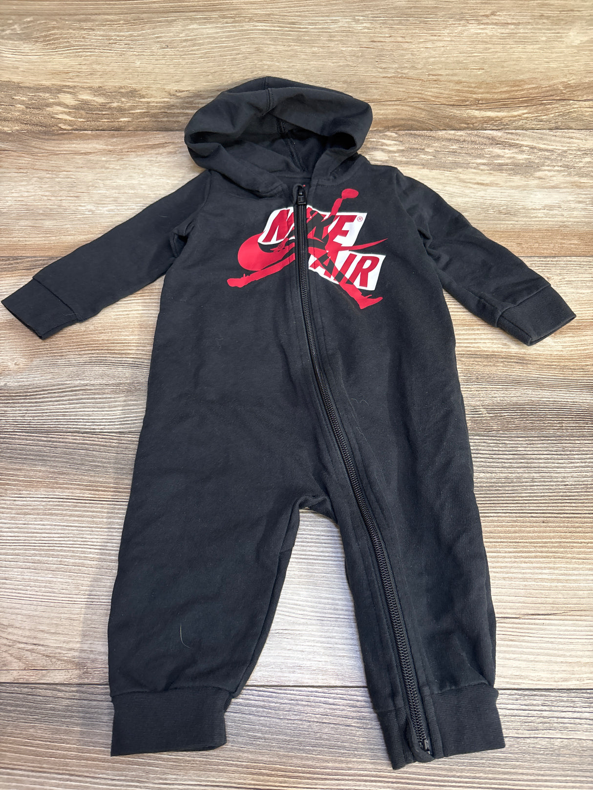 Jordan Logo Hooded Coverall Black sz 9m