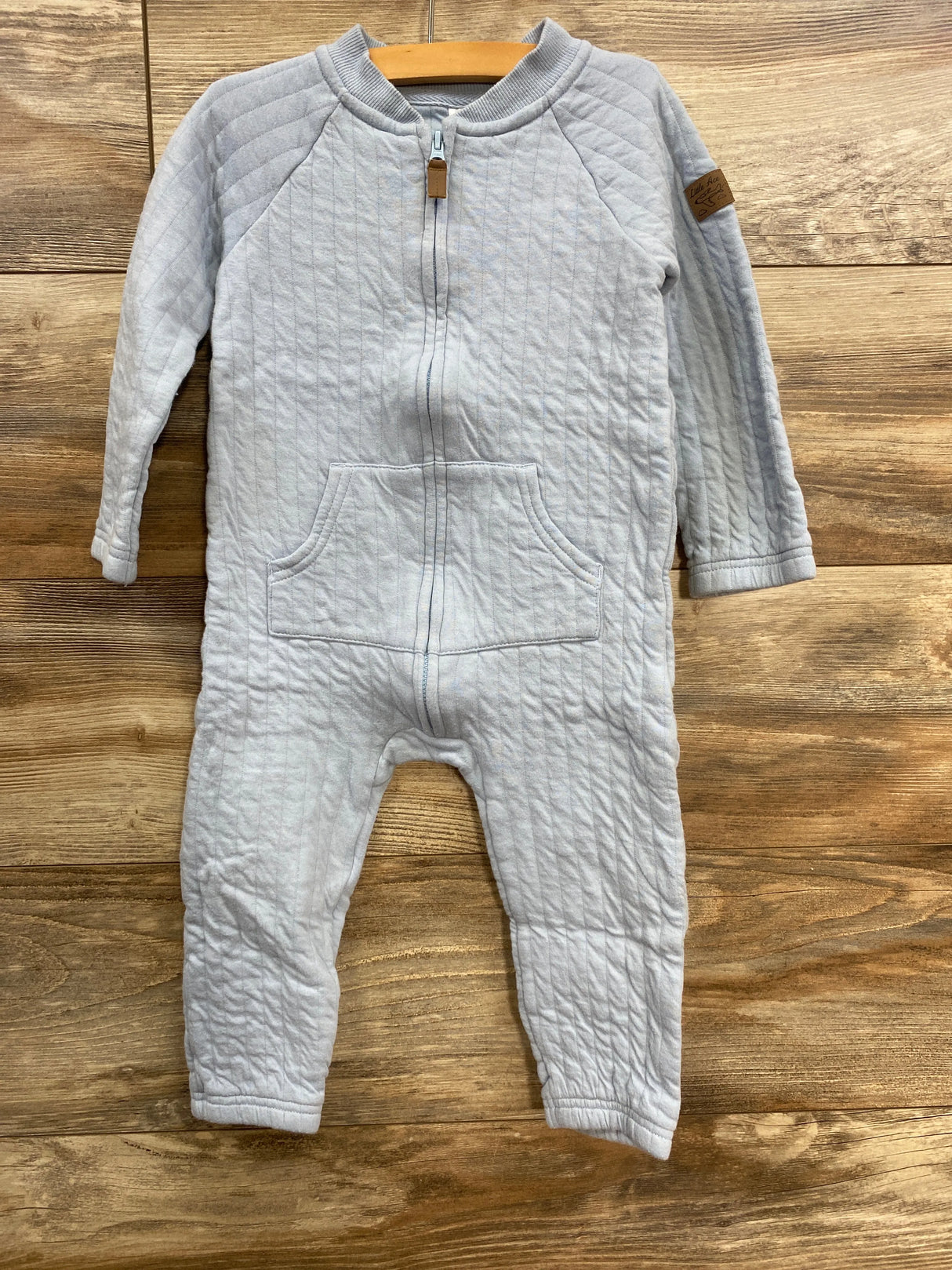 Carter's Ribbed Coverall Light Blue sz 24m