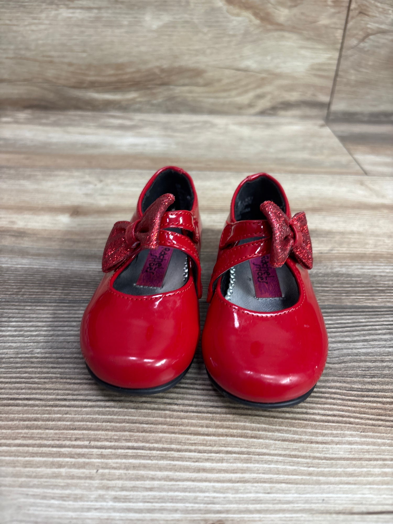 Rachel Shoes Lil' Molly Mary Jane Bow Flats Red sz 5c