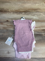 NEW Cloud Island 3pk Sleeveless Bodysuits Pink sz 0-3m