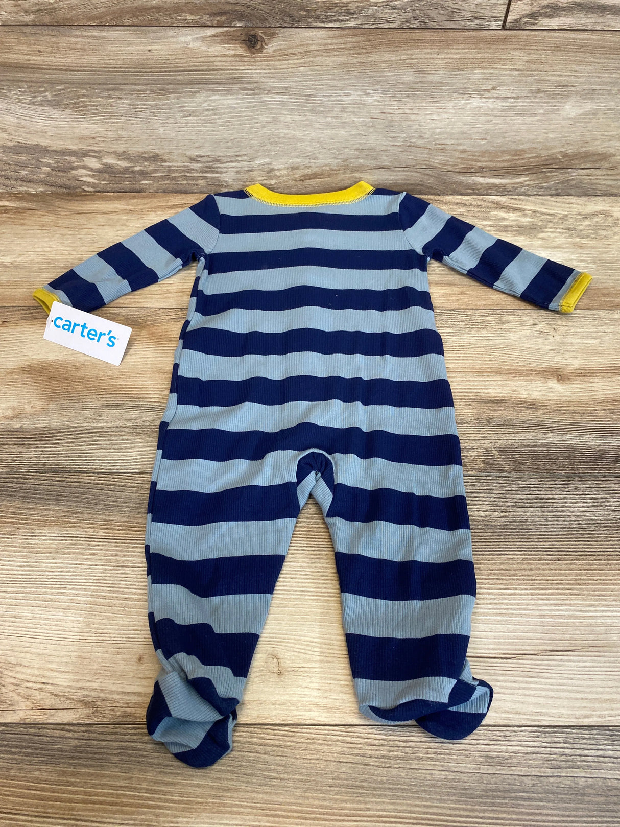 NEW Carter's Striped Sleeper Blue sz 6m