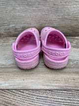 Crocs Classic Glitter Clogs Pink Sz 5c