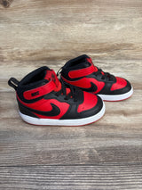 Nike Court Borough Mid 2 TD 'Black University Red' sz 8c