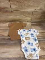 Koala Baby 2pk Bodysuits Brown sz 3-6m