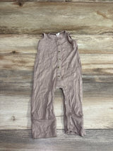Kate Quinn Bamboo Sleeveless Button-Front Jumpsuit Tan sz 6-12m