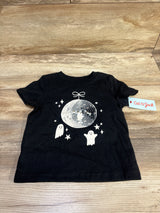 NEW Cat & Jack Ghost Disco Shirt Black sz 18m