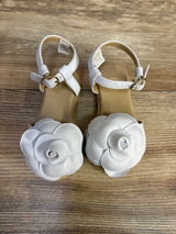 Janie & Jack Flower Espadrille Sandals White sz 5c - Me n Mommy To Be