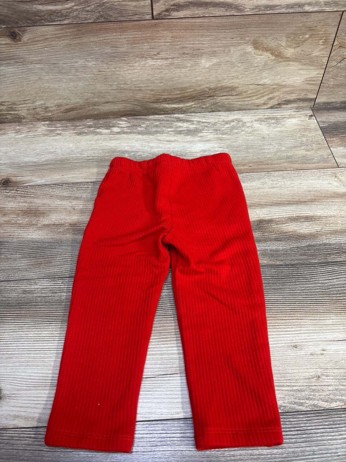 Cat & Jack Ribbed Pants Red sz 2T