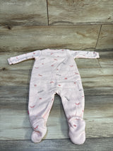 Woodland Friends Footed Zip Coverall Pink sz 3-6m