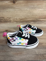 Vans Old Skool V 'Party Checker' Sneakers sz 4c