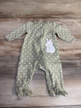 Carter's Bunny Sleeper Sage sz 6m