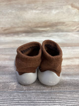 Tiny Explorings Self-Care Sock Shoes Brown sz 2/3c