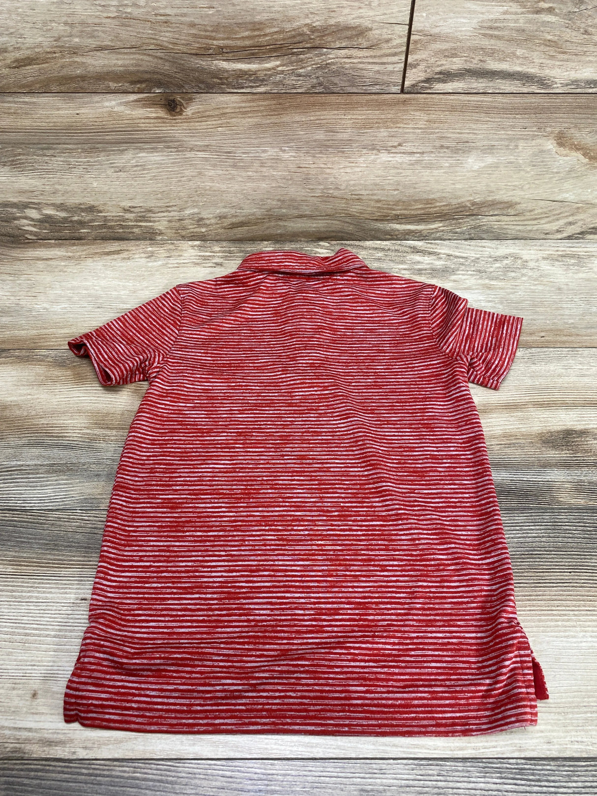 All In Motion Striped Polo Shirt Red sz 4-5T