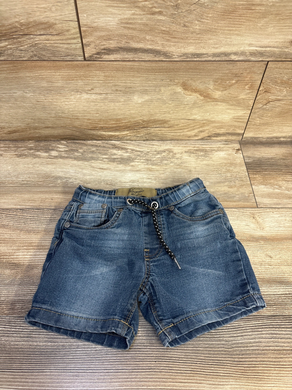 Original Penguin by Musingwear Denim Drawstring Shorts Blue sz 3T