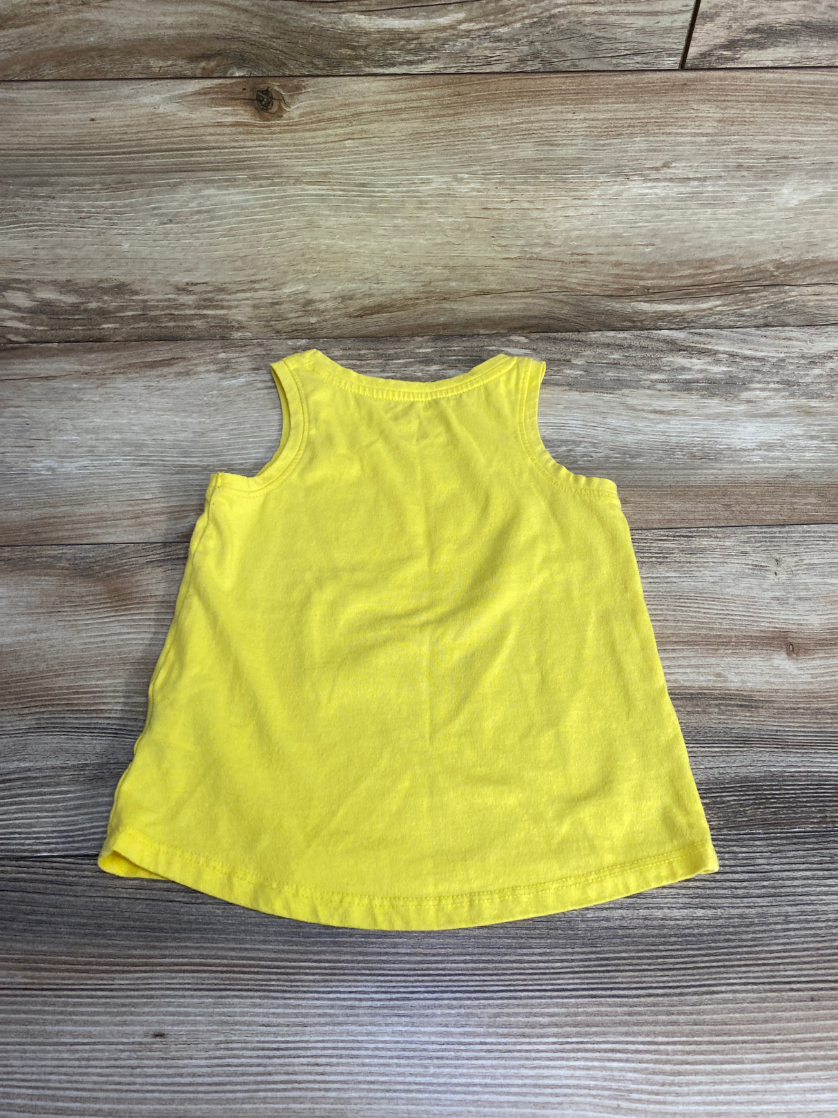 Cat & Jack Girl's Yellow Tank Top Heart sz 2T
