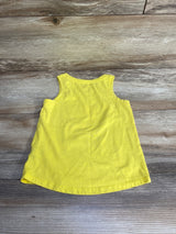 Cat & Jack Girl's Yellow Tank Top Heart sz 2T