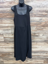 NEW Isabel Maternity Slit Active Midi Maternity Dress Black sz XXL