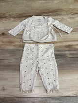 Just One You 2pc Kimono Shirt & Pants Set Beige sz 3m