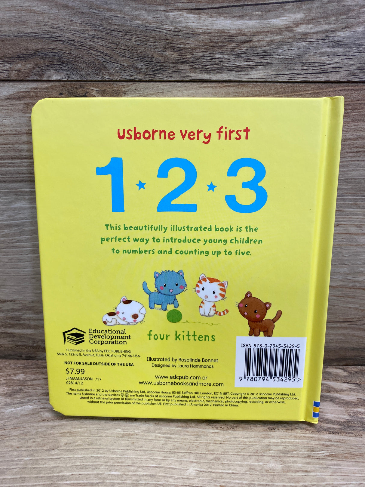 Usborne Very First 1 2 3 Board Book