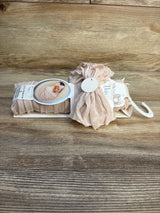 NEW So 'Dorable 2pc Headwrap & Swaddle Set Pink sz 0-6m