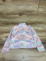 Nike Leopard Track Jacket White sz 4T