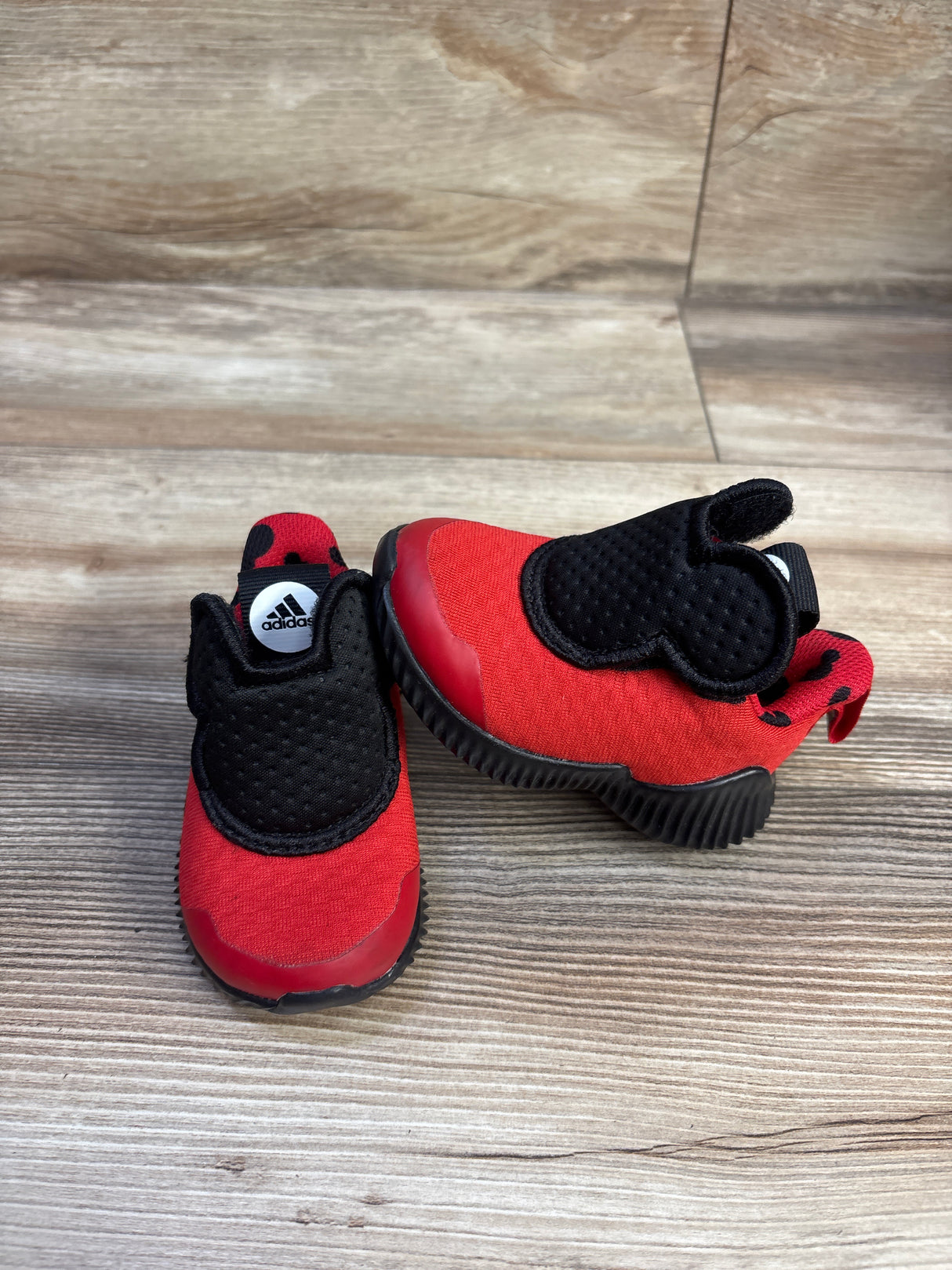 Adidas FortaRun Mickey AC 'Red Black' Sneakers sz 4c
