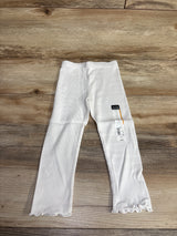 NEW Okie Dokie Ribbed White Leggings sz 3T