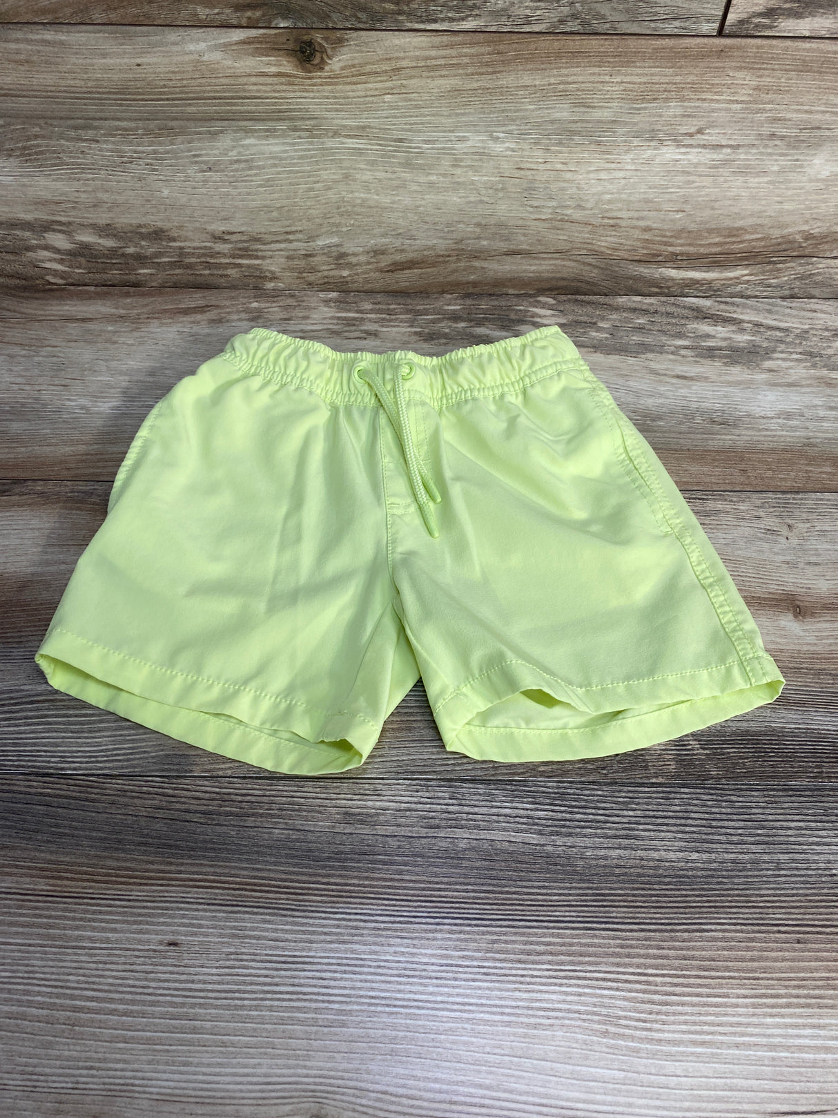 Cat & Jack Drawstring Board Shorts Yellow sz 4-5T