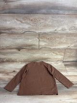 Zara Long Sleeve Pocket Shirt Brown sz 4-5T