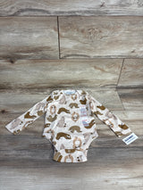 NEW Old Navy Sloth Print Bodysuit Oatmeal sz 12-18m