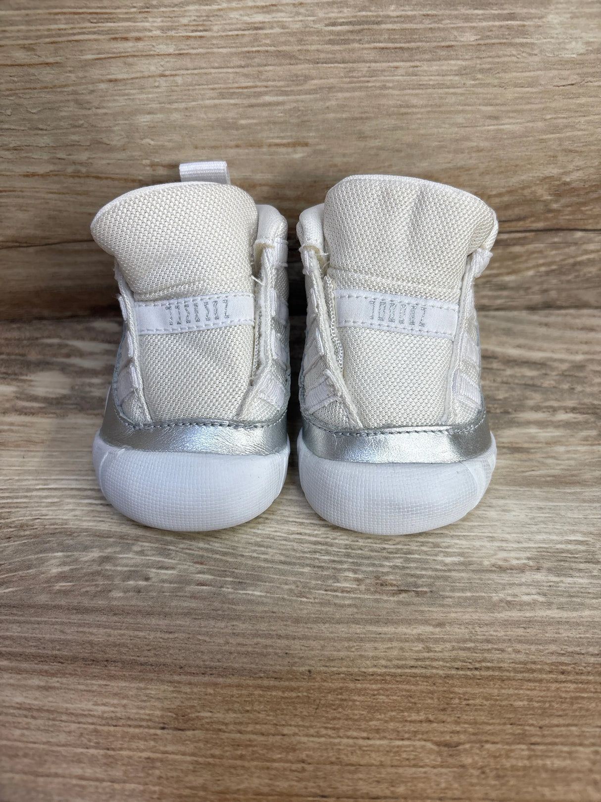 Air Jordan 11 Retro TD 'Metallic Silver' Sneakers sz 2c