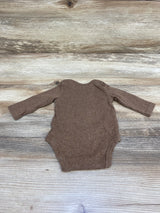 Carter's Football Long Sleeve Bodysuit Brown sz Newborn