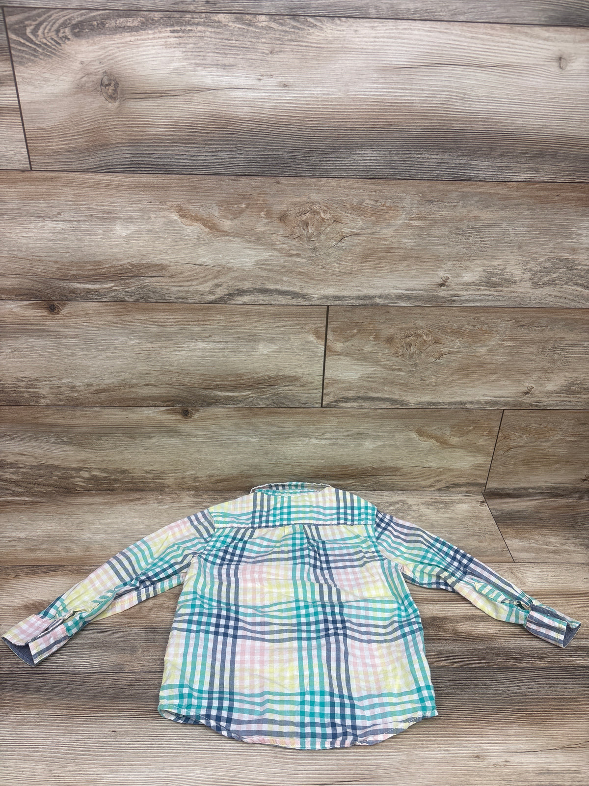 Cat & Jack Button Up Shirt White sz 4/5T
