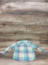 Cat & Jack Button Up Shirt White sz 4/5T