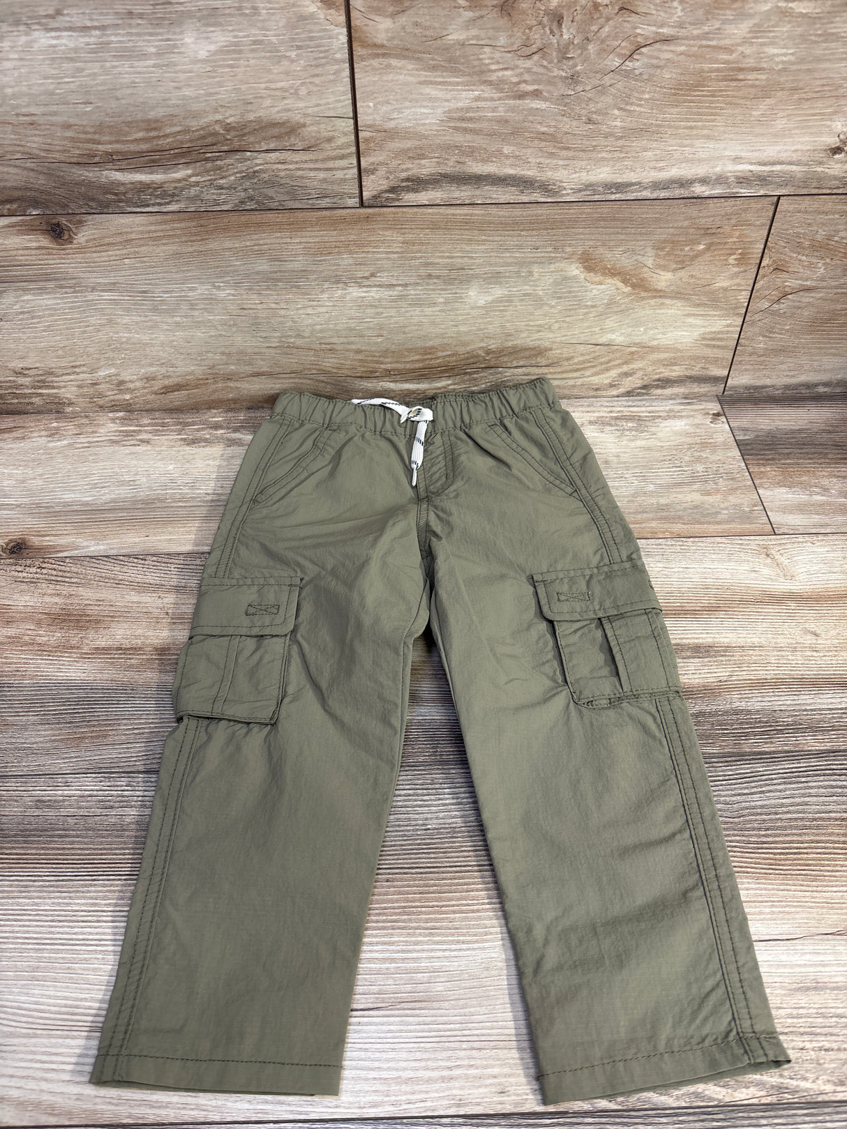 Old Navy Drawstring Cargo Pants Green sz 3T
