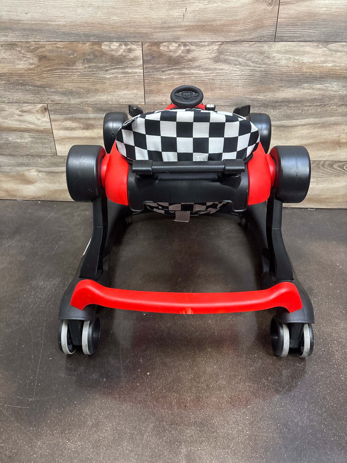 Baby Joy 4-in-1 Foldable Baby Activity Racecar Walker Red
