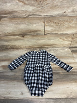 Cat & Jack Buffalo Print Jumpsuit Black sz 24m