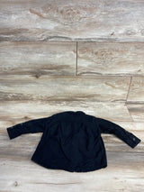 Children's Place Chambray Button Up Shirt Black sz 9-12m