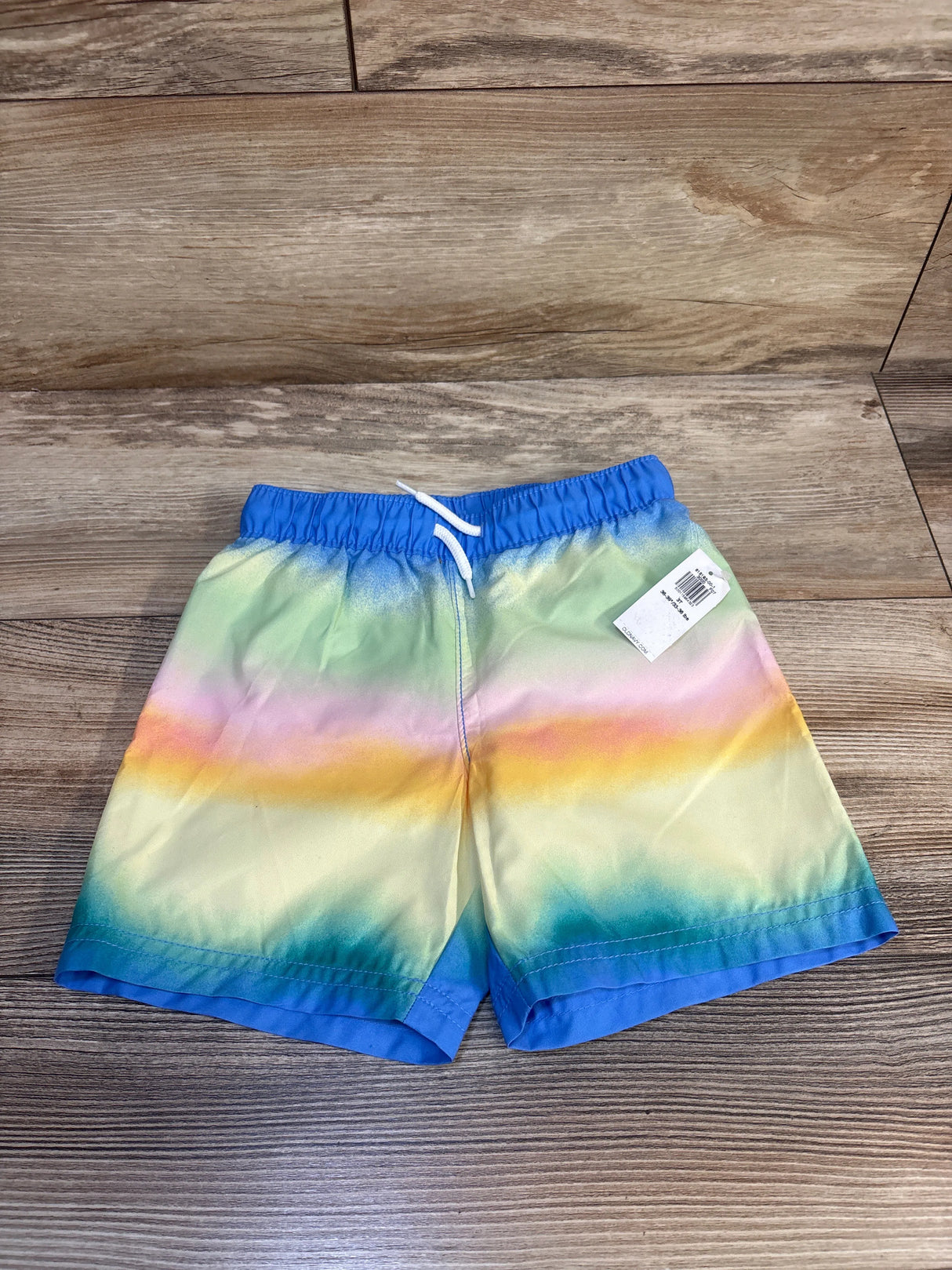 NEW Old Navy Ombre Swim Trunks Blue sz 3T