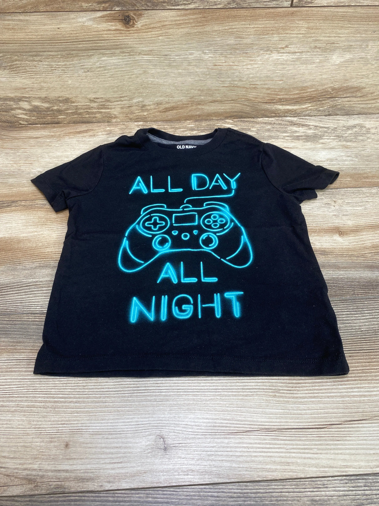 Old Navy All Day All Night Shirt Black sz 5T