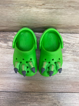 Crocs Classic I AM Dinosaur Clog Green Sz 4c