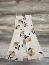 NEW Carter's Floral Flared Leggings Beige sz 3T