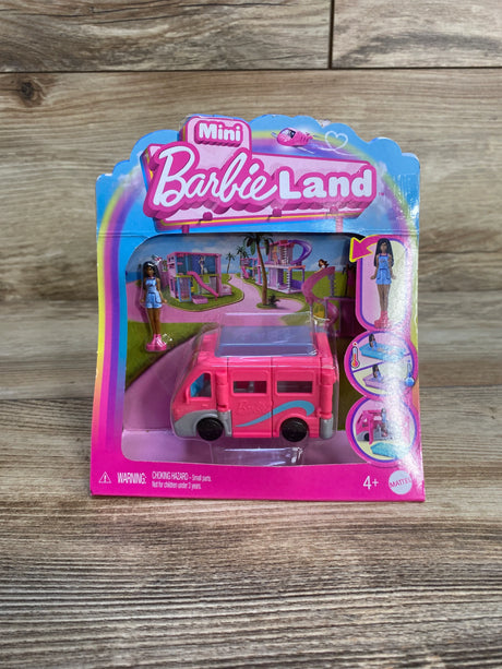 NEW Barbie Mini BarbieLand Doll & Vehicle Set with 1.5" Doll & DreamCamper - Me n Mommy To Be