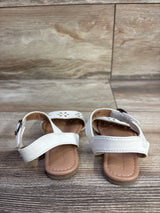 Old Navy Faux-Leather Sandals White sz 5c
