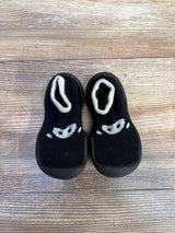 CuddleToes Sock Shoes Black sz 5/6c