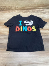 Old Navy Dinos Shirt Black sz 2T