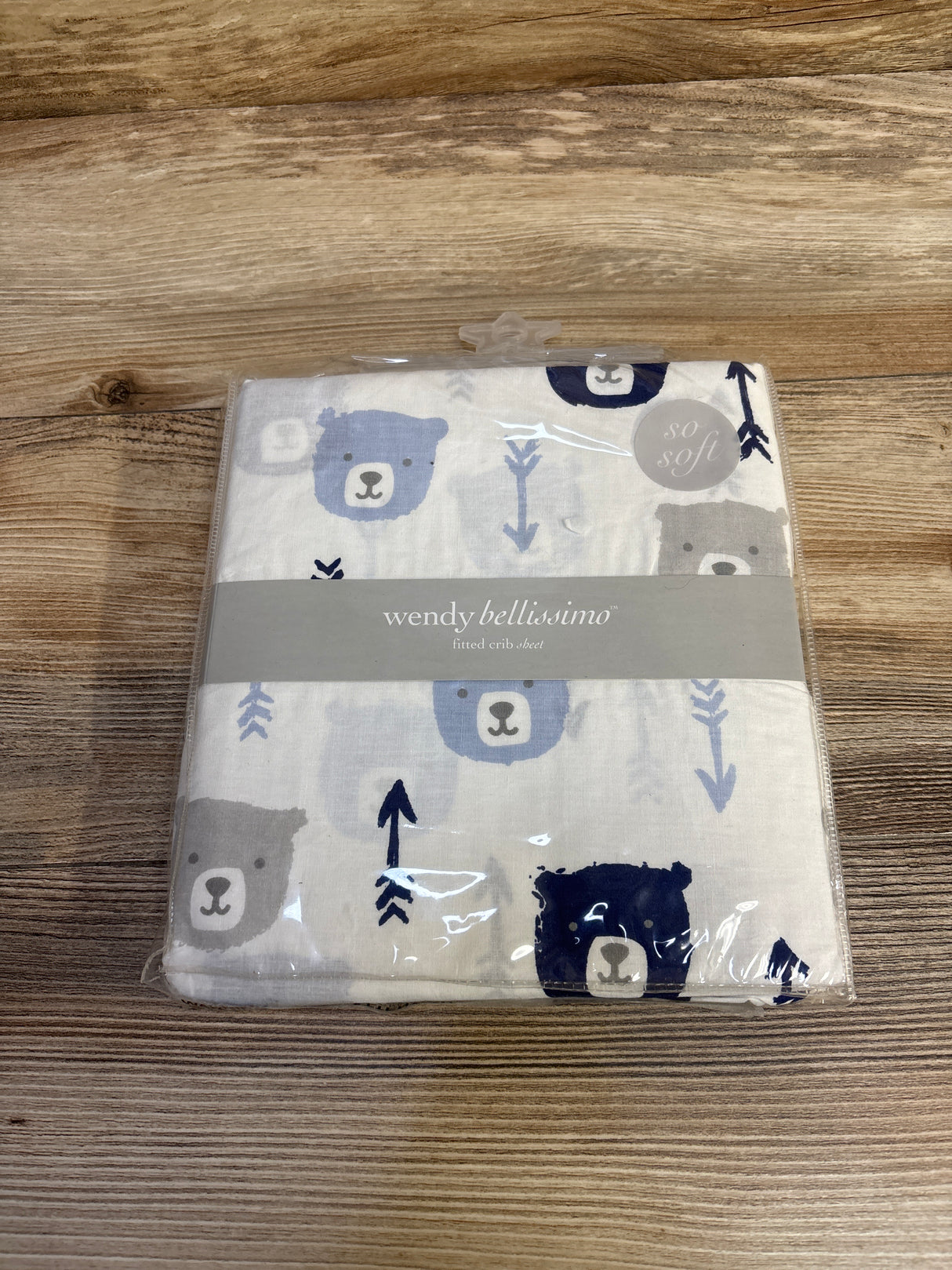 NEW Wendy Bellissimo Best Friends Fitted Crib Sheet, White