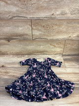 Janie & Jack x Disney Aurora Dress Navy sz 6-12m